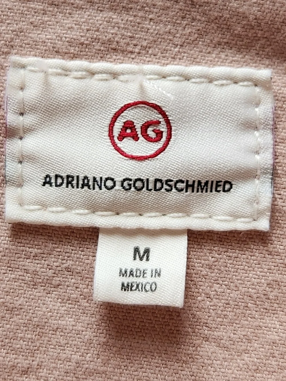 AG Adriano Goldschmied "Nancy" Denim Trucker Jacket Dusty Pink | Women's Size M - Picture 7 of 10